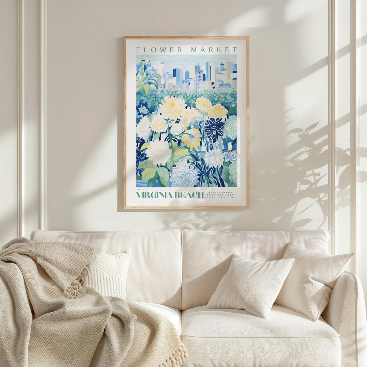 Virginia Beach Flower Poster