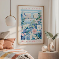 Virginia Beach Flower Market Poster