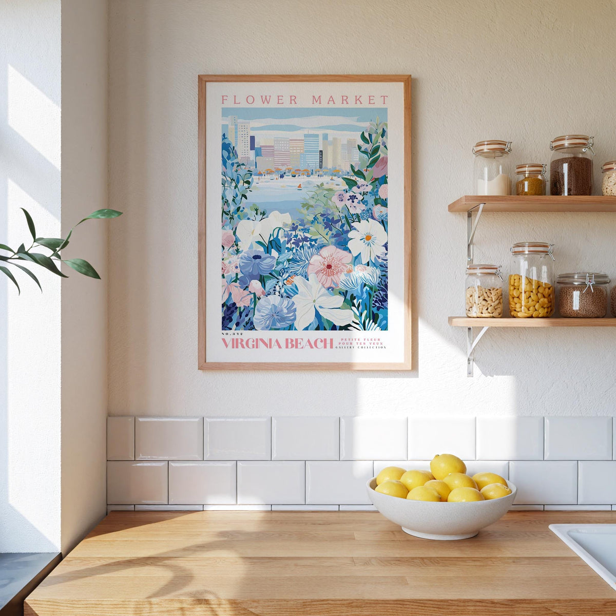 Virginia Beach Flower Poster