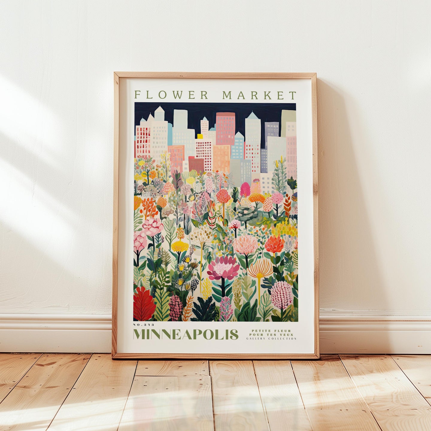 Minneapolis Flower Market Poster