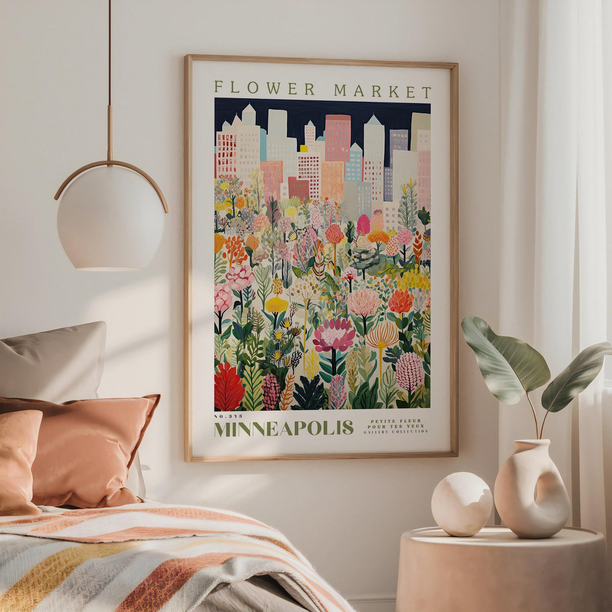 Minneapolis Flower Poster