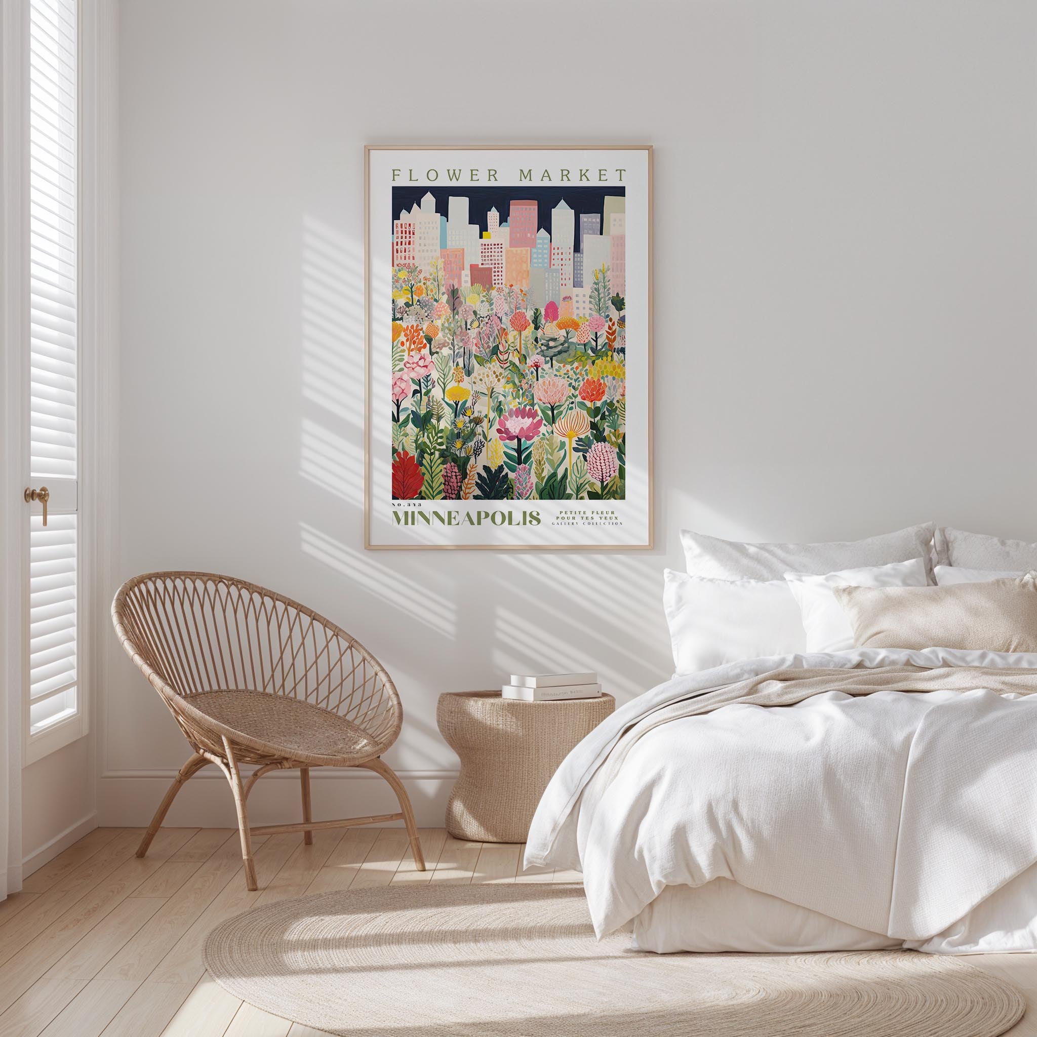 Minneapolis Flower Market Poster