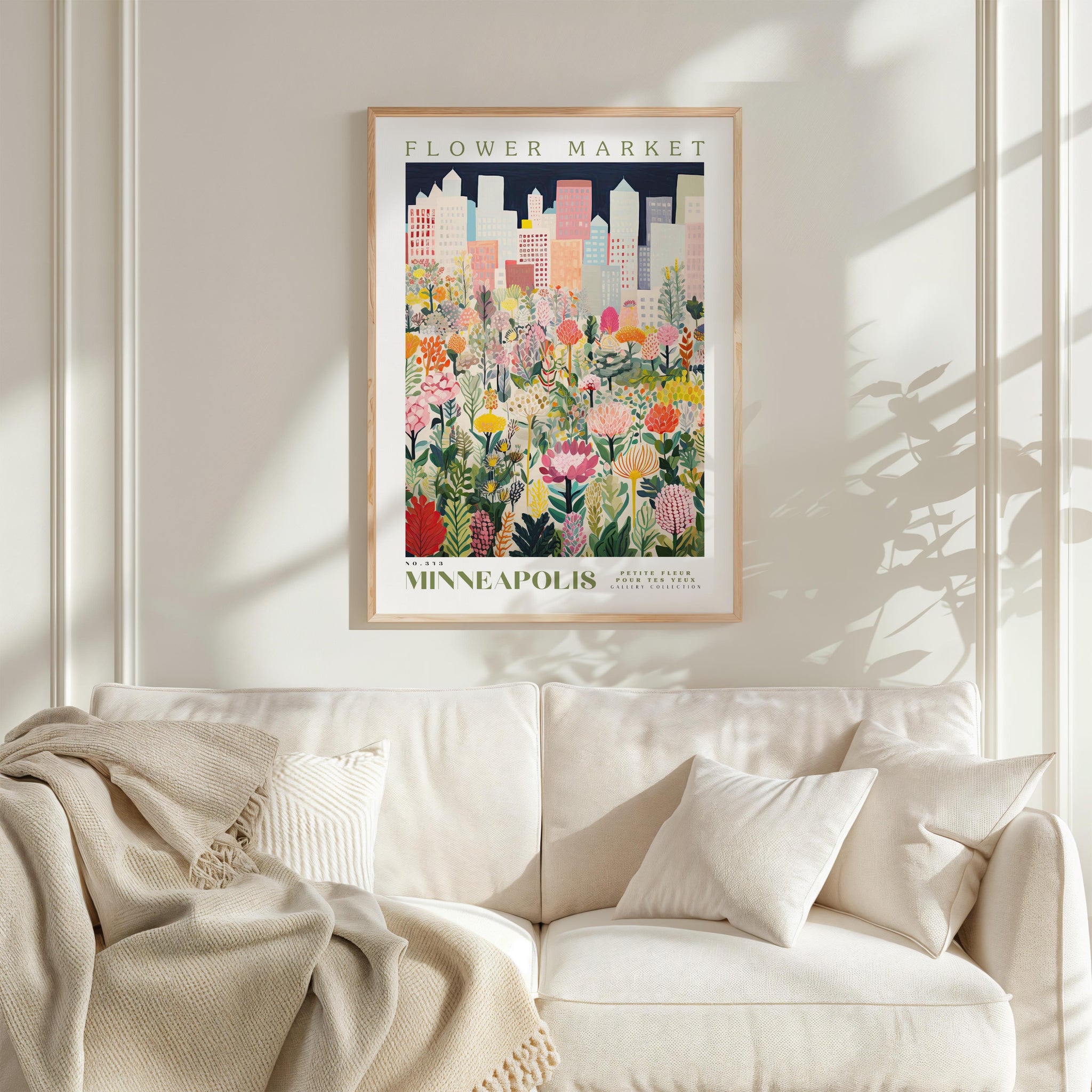 Minneapolis Flower Market Poster