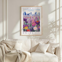 Omaha Flower Market Poster