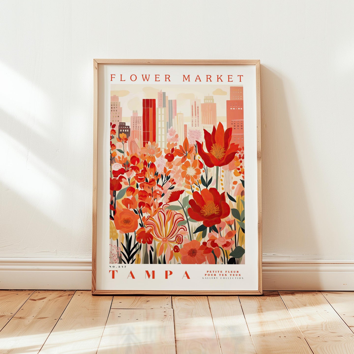 Tampa Flower Market Poster