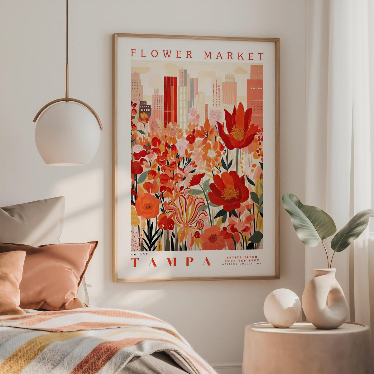 Tampa Flower Poster