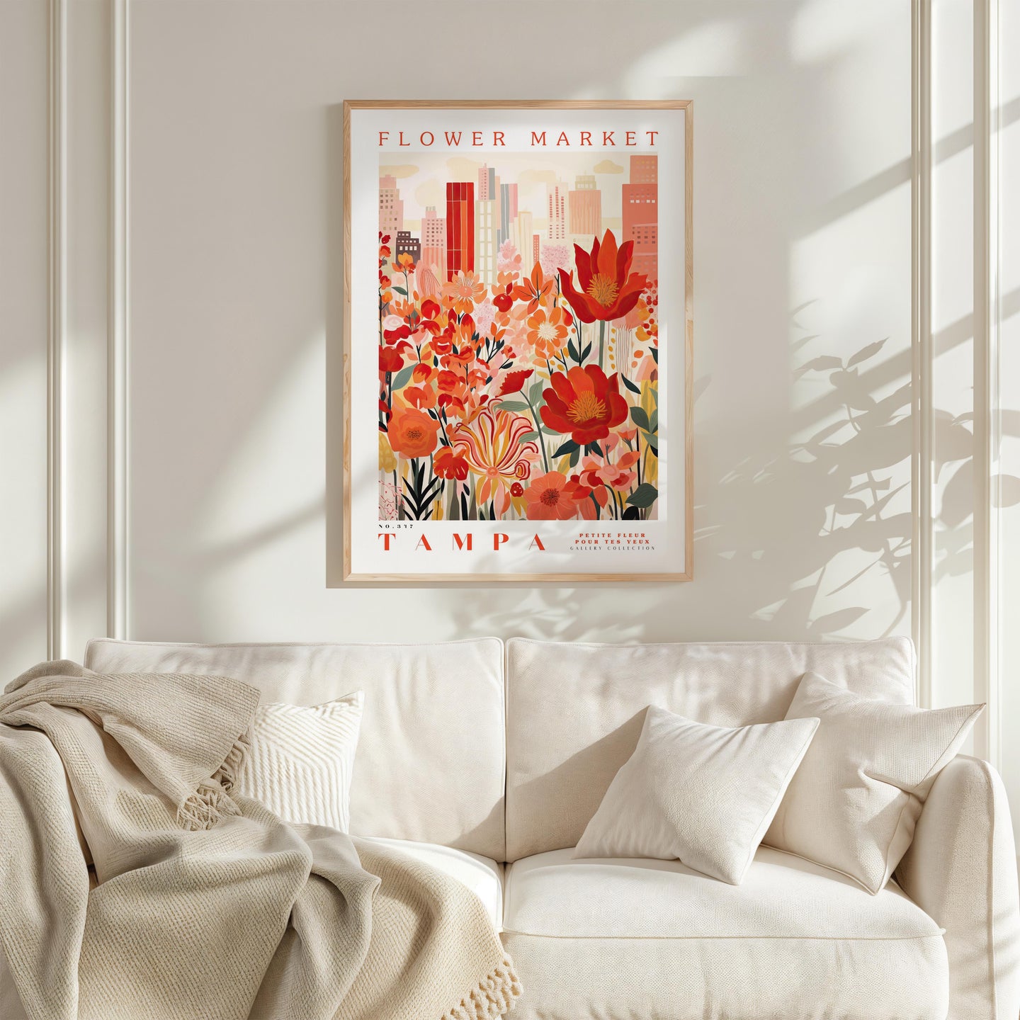 Tampa Flower Market Poster