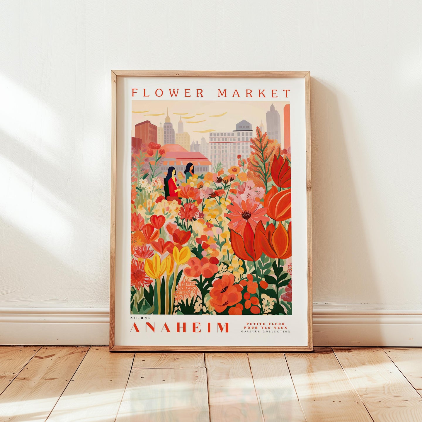 Anaheim Flower Market Poster