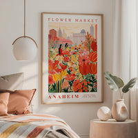 Anaheim Flower Market Poster