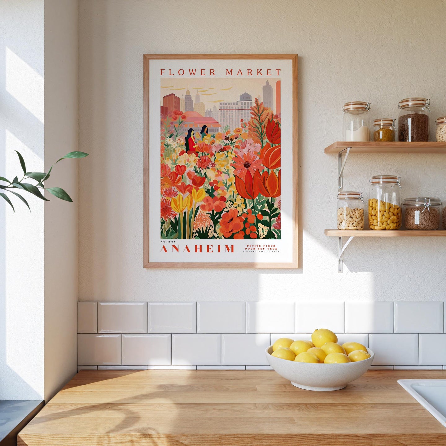 Anaheim Flower Market Poster