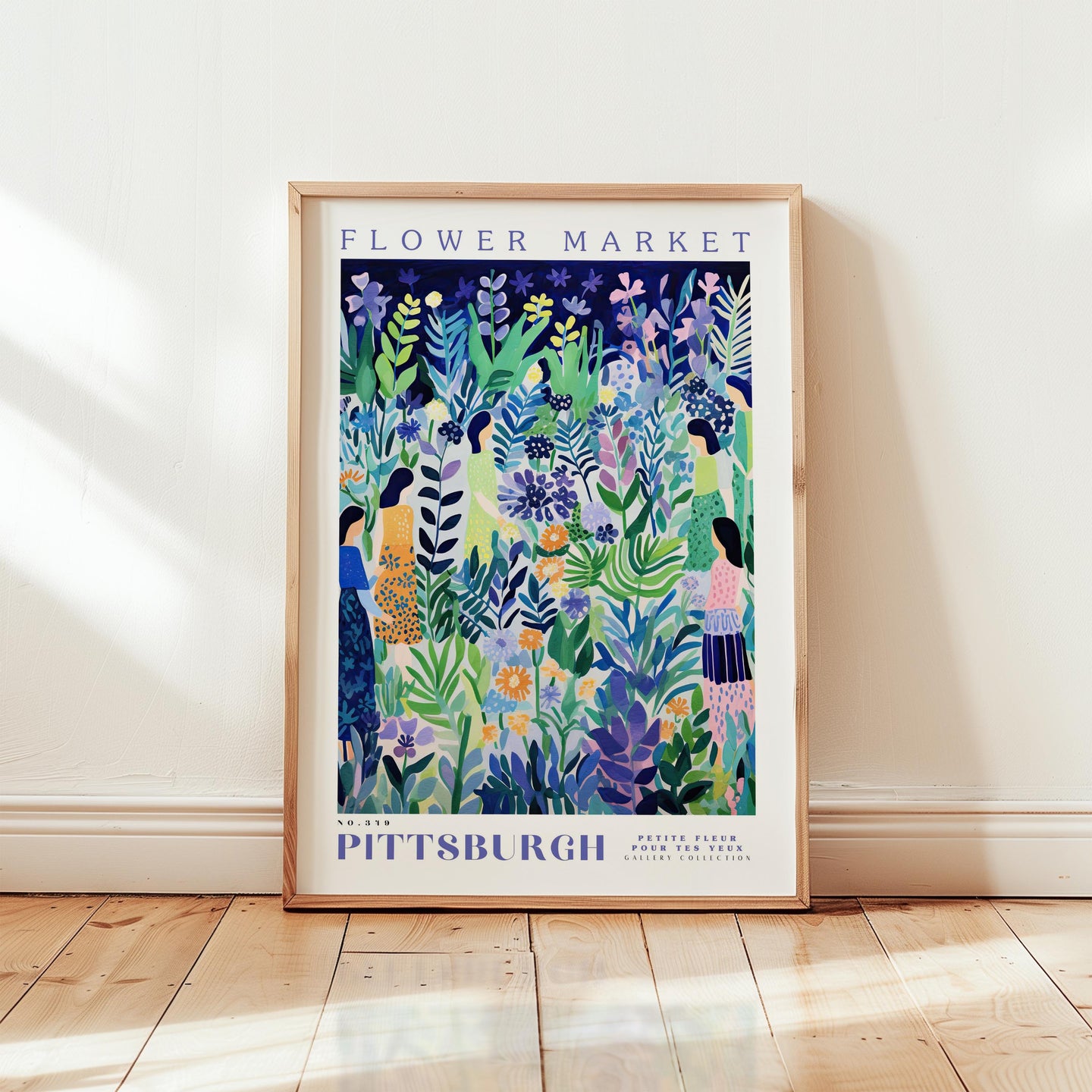 Pittsburgh Flower Market Poster