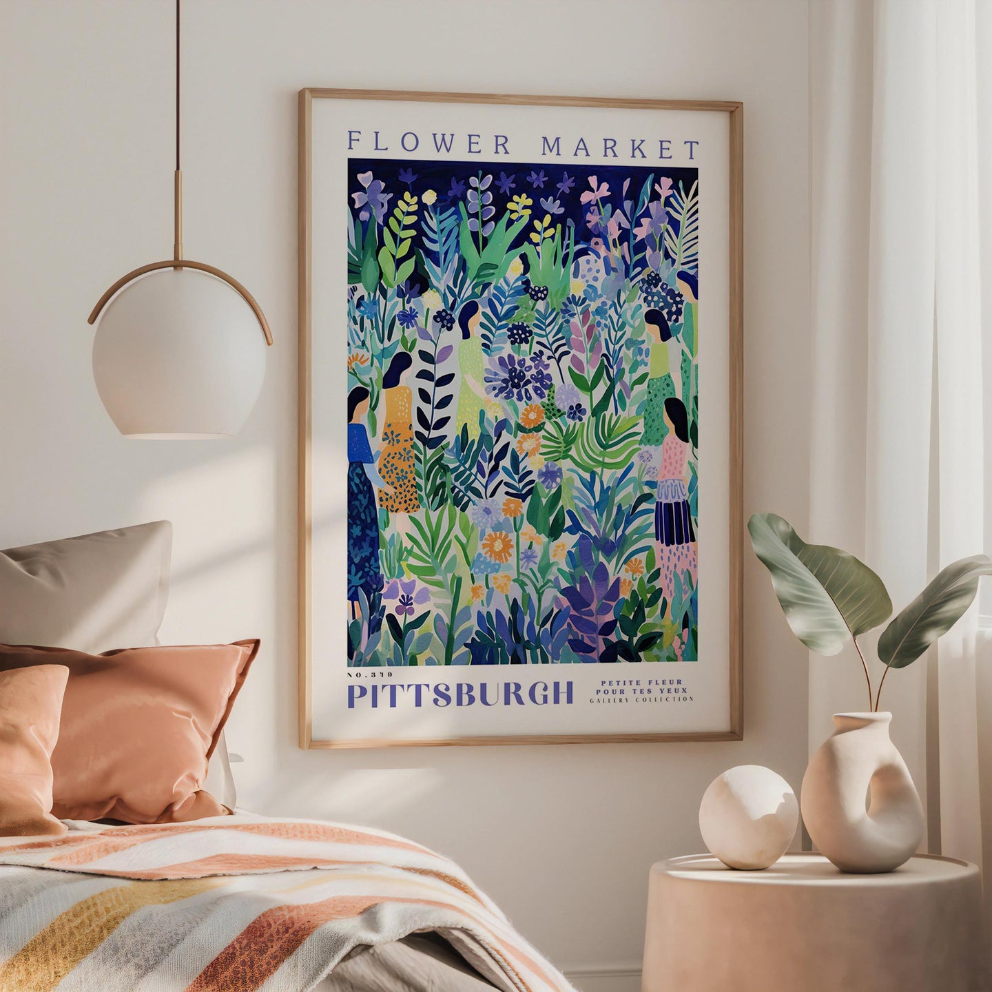 Pittsburgh Flower Market Poster