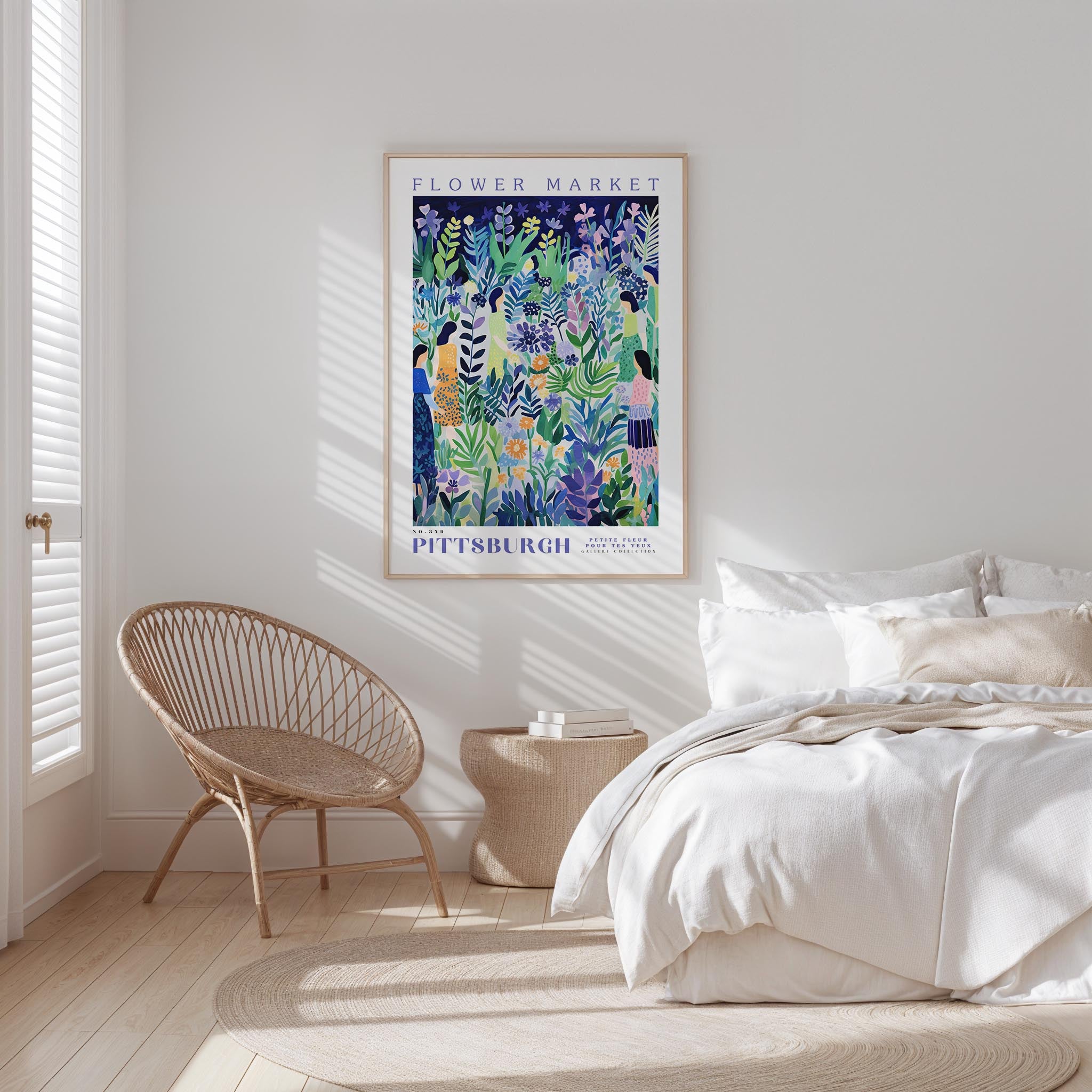 Pittsburgh Flower Market Poster