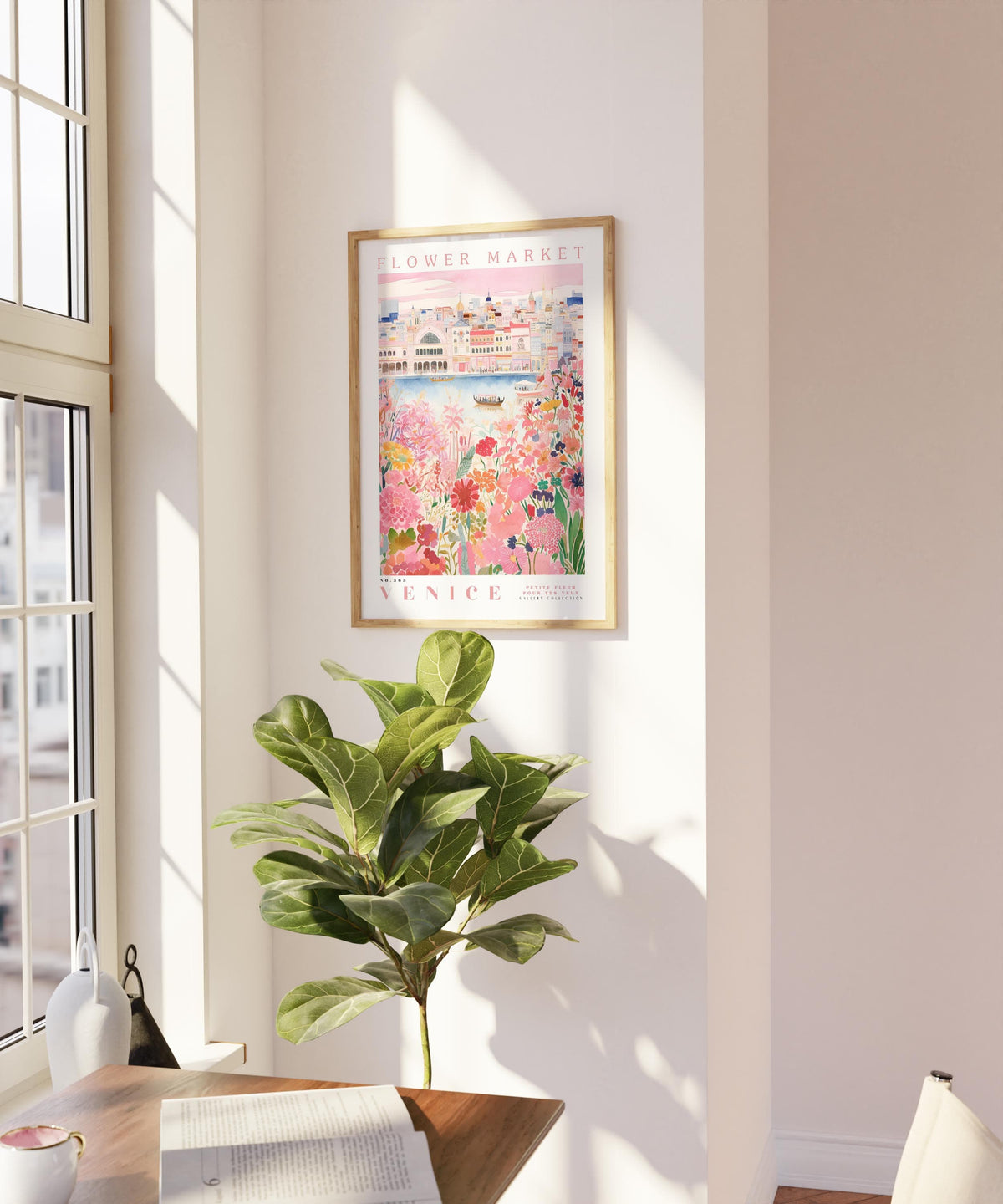 Venice Flower Poster
