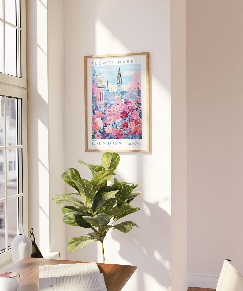 London Flower Poster
