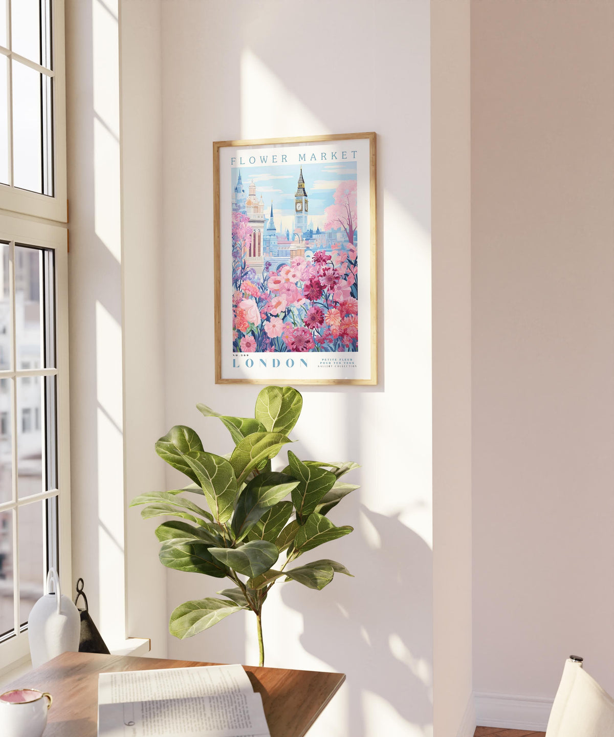 London Flower Poster