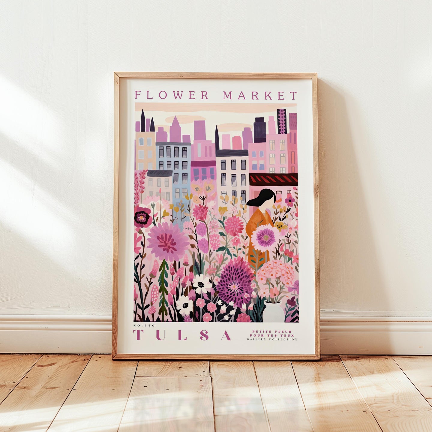 Tulsa Flower Market Poster