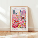 Cincinnati Flower Market Poster