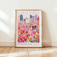 Cincinnati Flower Market Poster