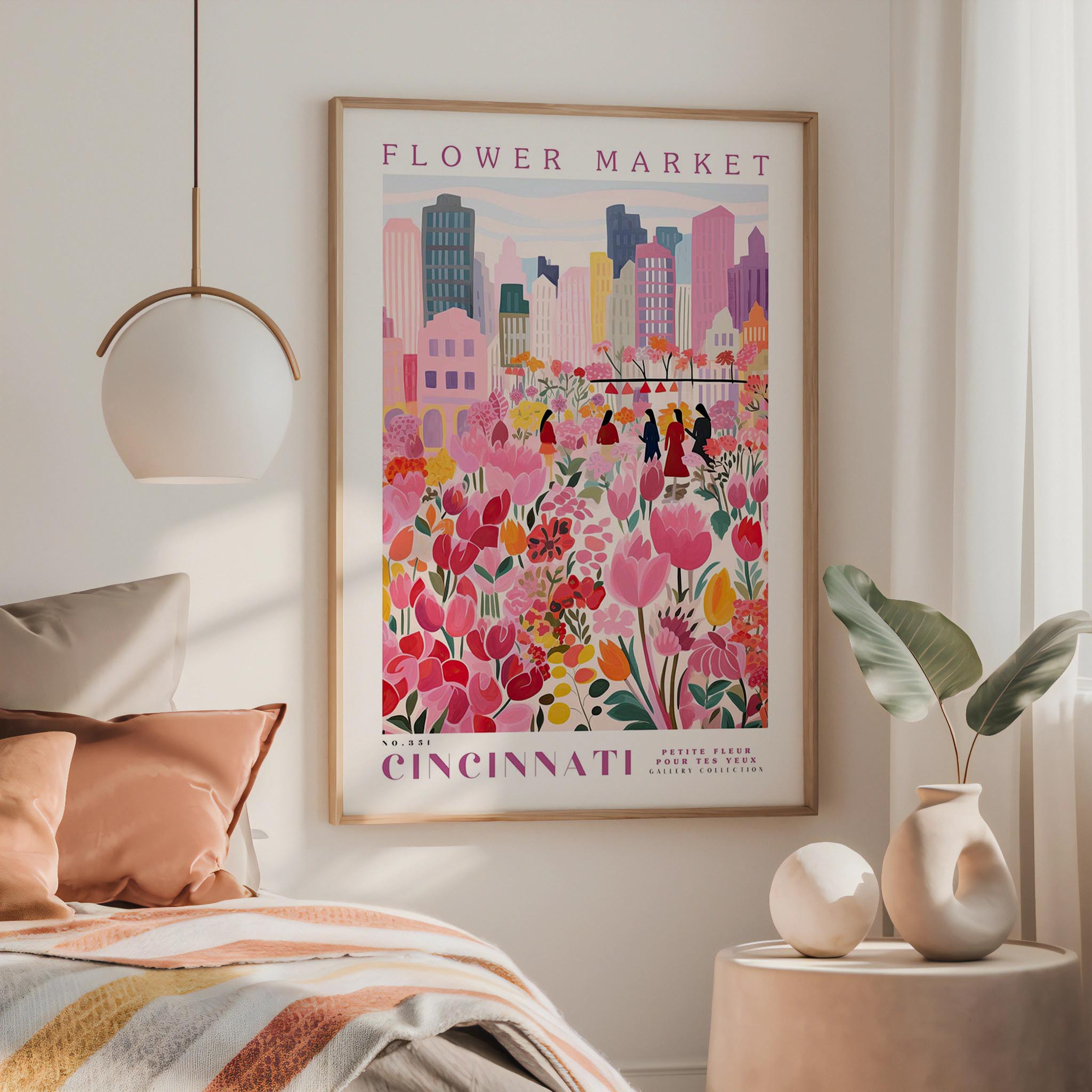 Cincinnati Flower Market Poster