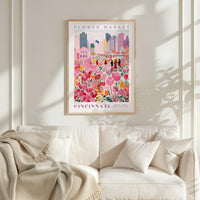 Cincinnati Flower Market Poster
