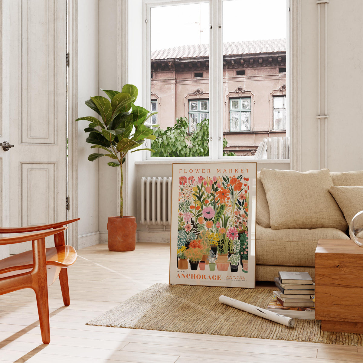Anchorage Flower Poster