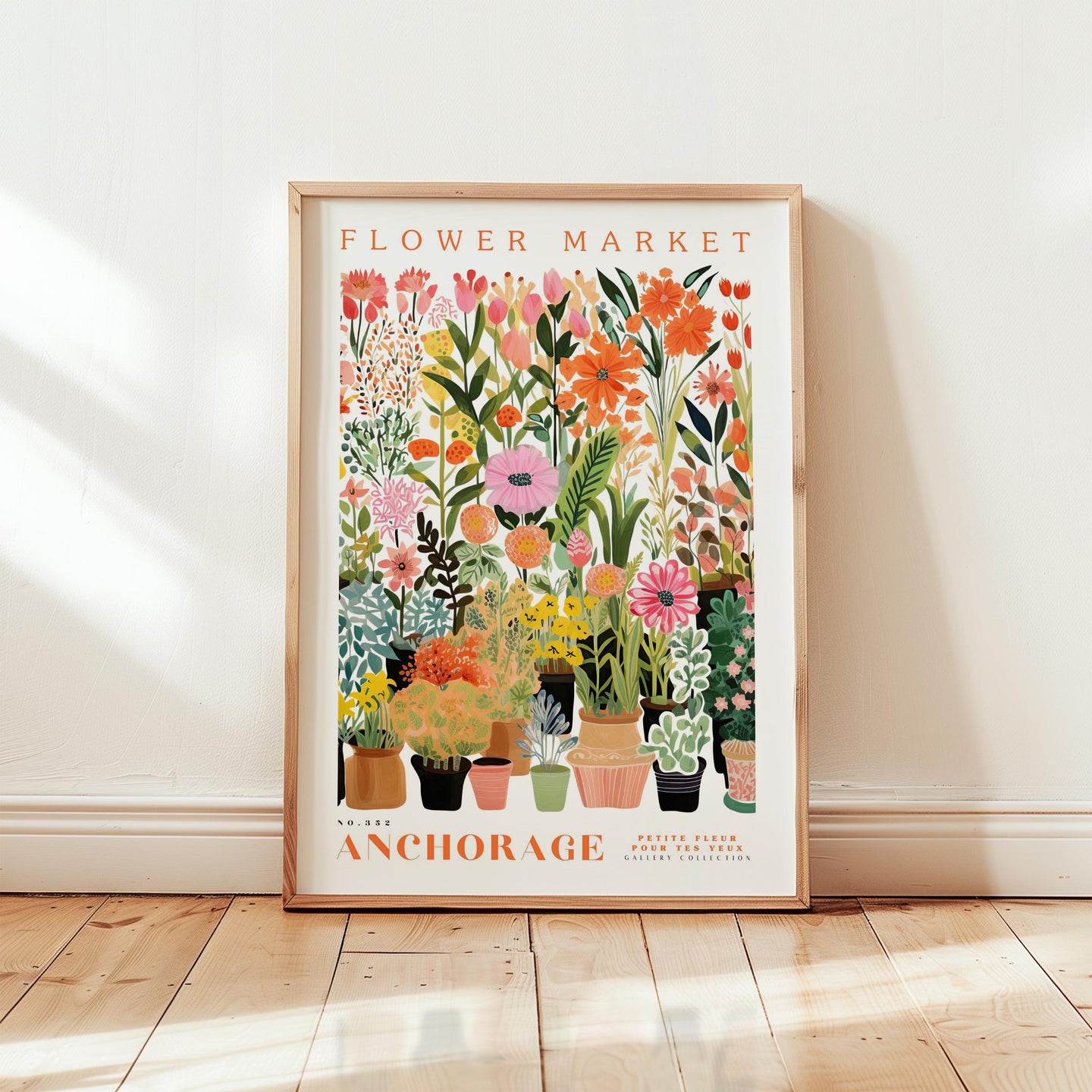 Anchorage Flower Market Poster