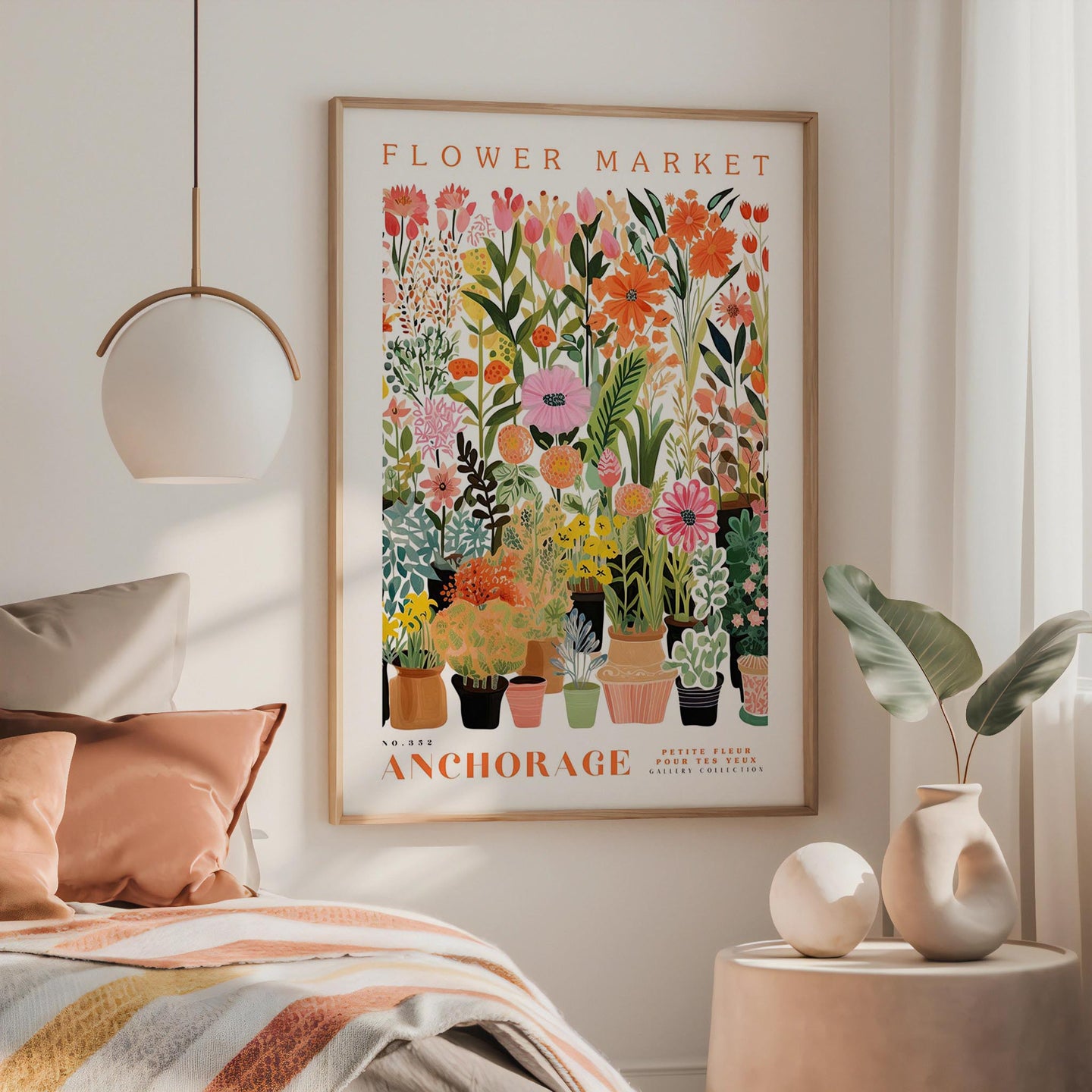 Anchorage Flower Market Poster