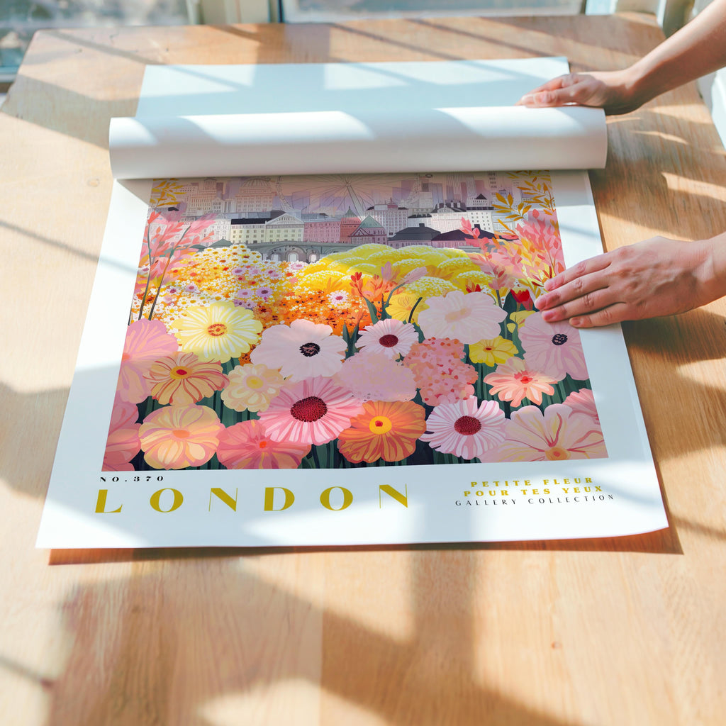 London Flower Poster