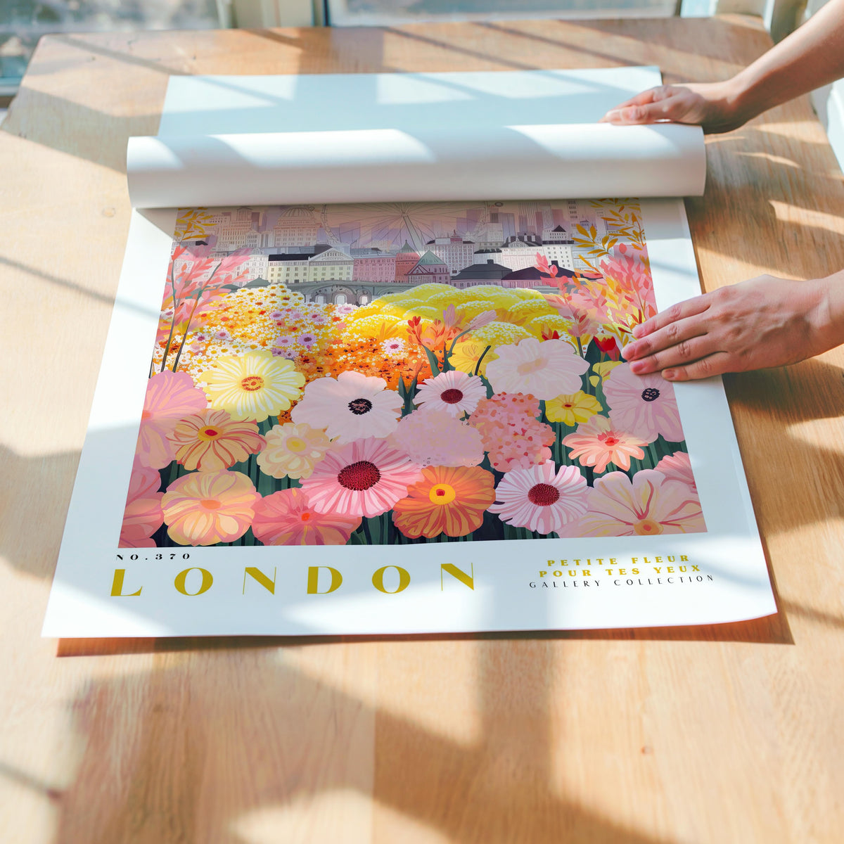 London Flower Poster