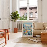 Columbus Flower Market Poster