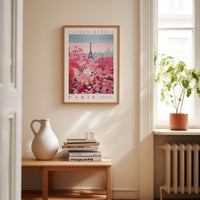 Paris Flower Market Art Print