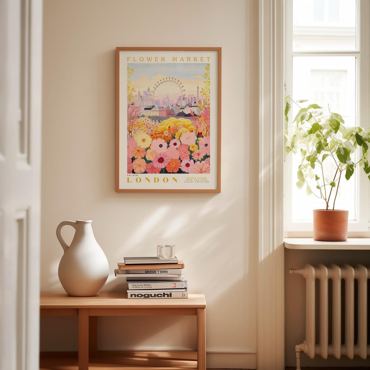 London Flower Poster