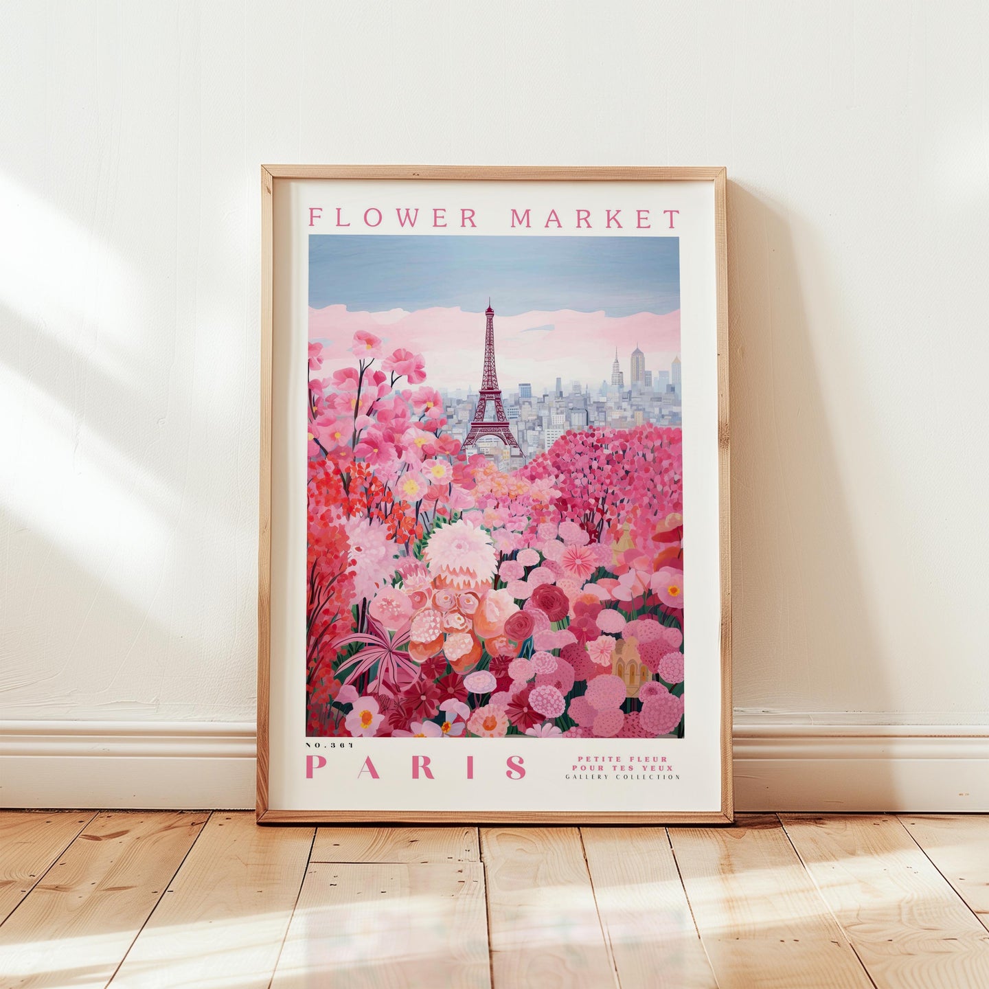 Paris Flower Market Art Print