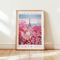 Paris Flower Market Art Print
