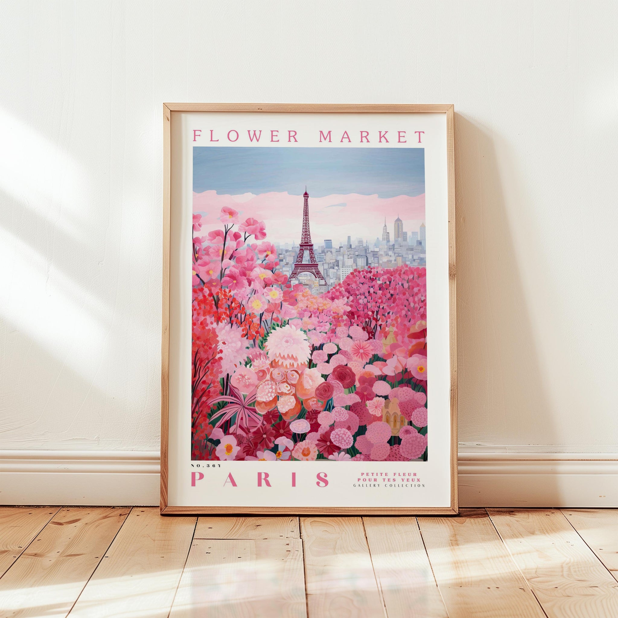 Paris Flower Market Art Print