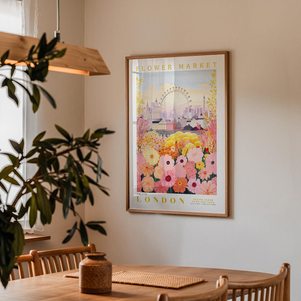 London Flower Poster