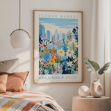 Columbus Flower Market Poster