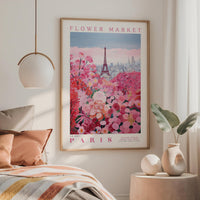 Paris Flower Market Art Print