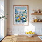 Columbus Flower Poster