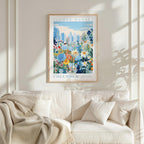 Columbus Flower Poster