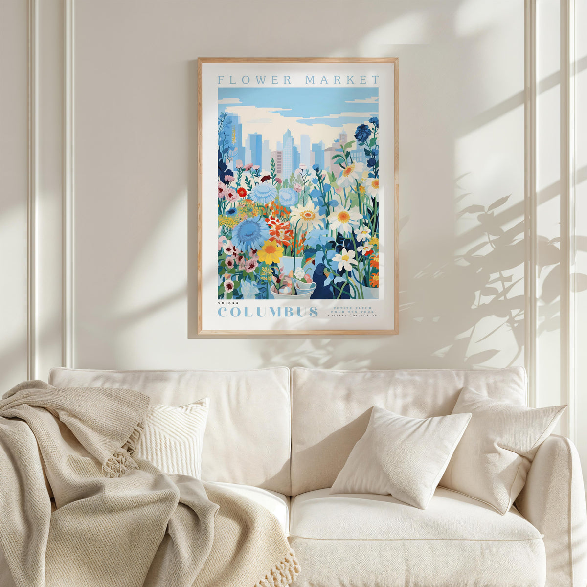 Columbus Flower Poster
