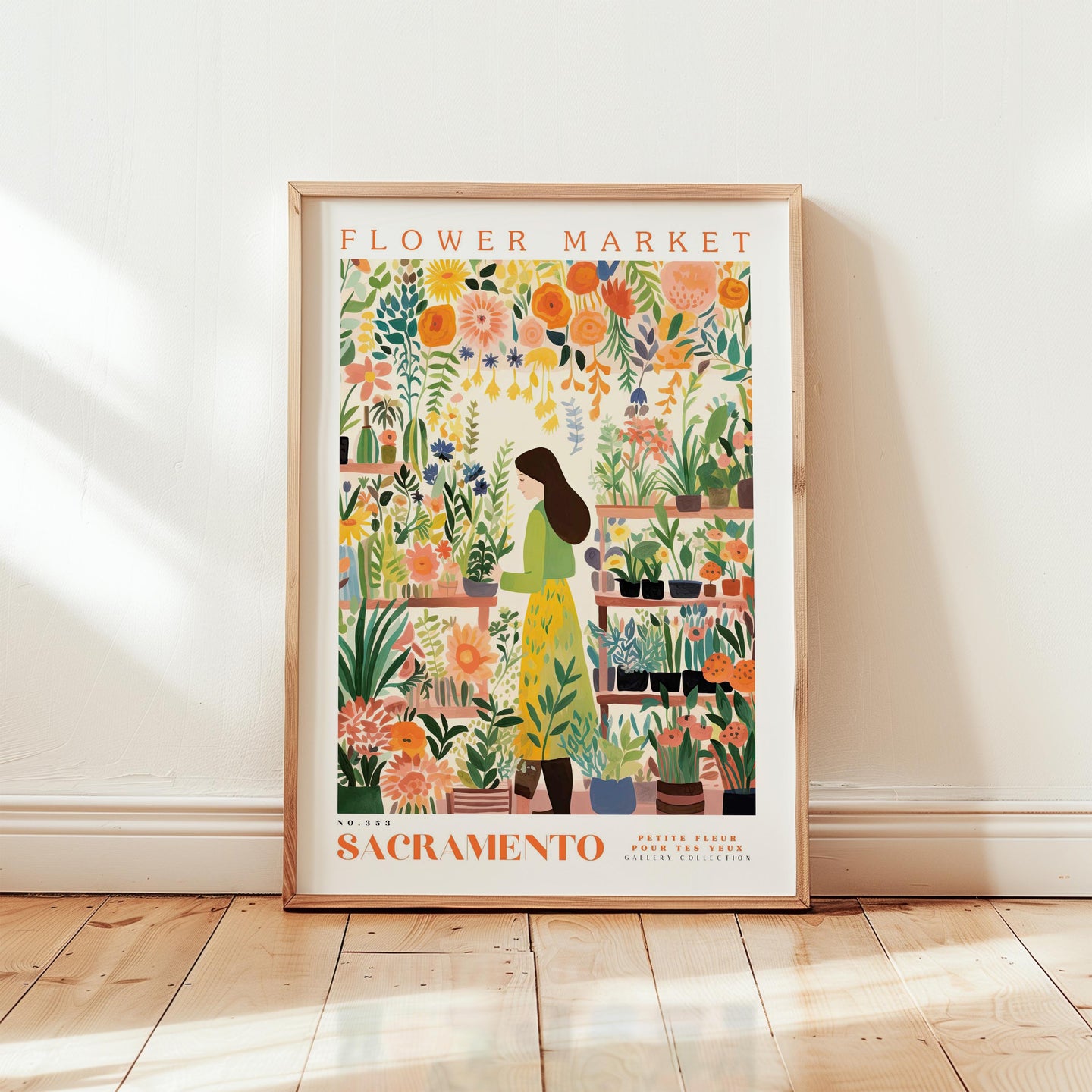 Sacramento Flower Market Poster