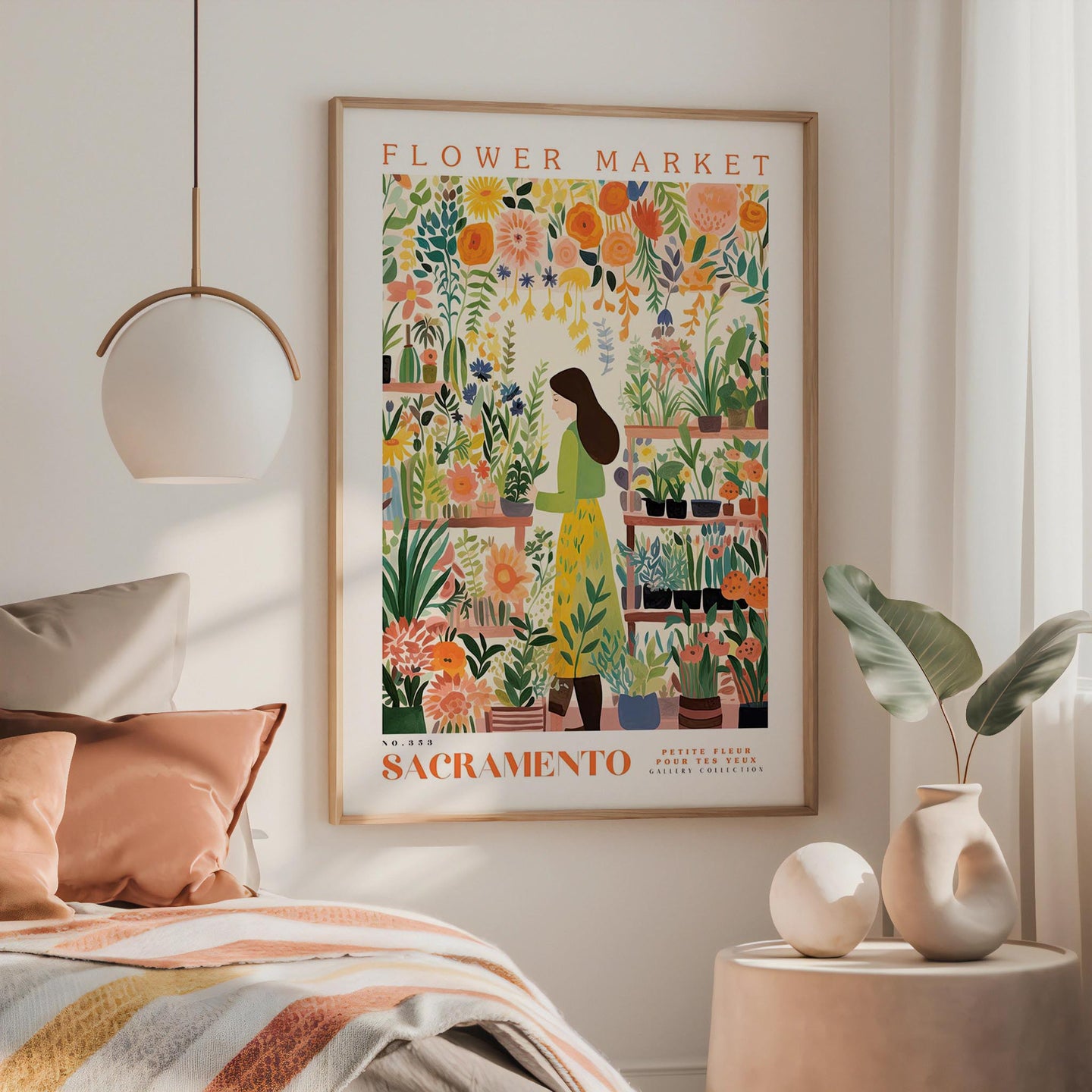 Sacramento Flower Market Poster