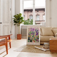 Irvine Flower Market Poster