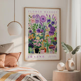 Irvine Flower Market Poster