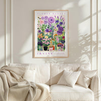 Irvine Flower Market Poster