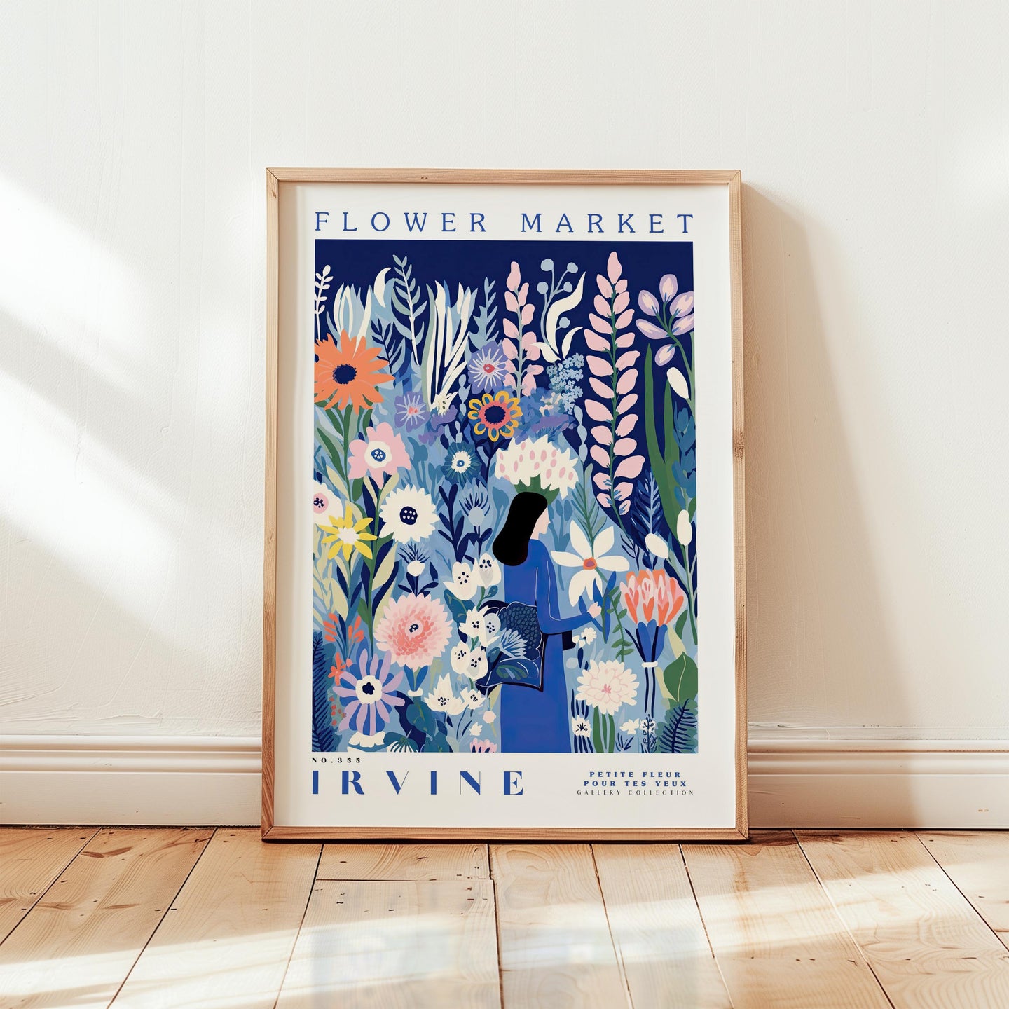 Irvine Flower Market Poster