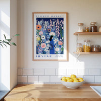 Irvine Flower Market Poster