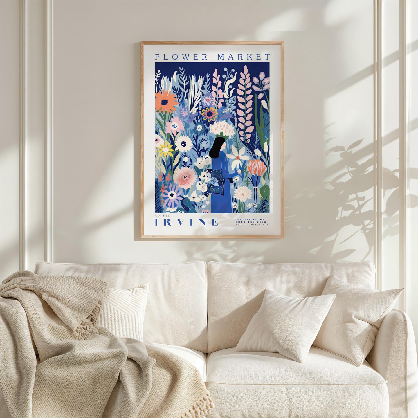 Irvine Flower Market Poster